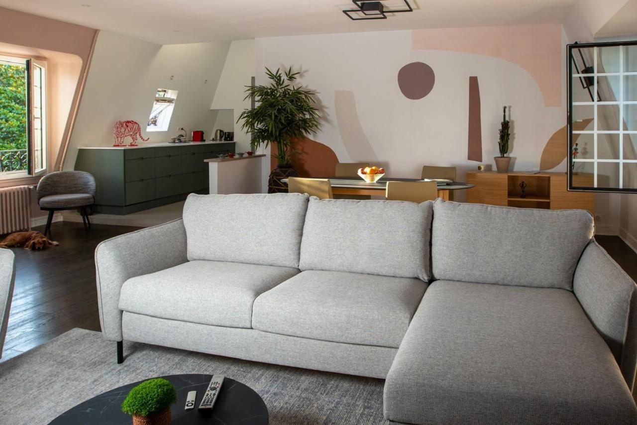 Appartement De 100M2 Dans Un Parc A 20 Mn Du Centre De Paris Garches ภายนอก รูปภาพ